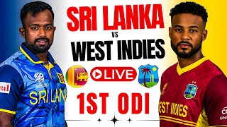 Sri Lanka vs West Indies live 1st ODI  SL vs WI live  live cricket match today  Cricket live [upl. by Yancy462]