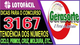 Dicas Para Lotofacil 3167  Acumulou [upl. by Islean]