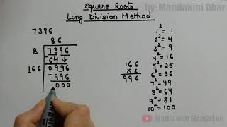 Square Roots Long Division method [upl. by Bass]