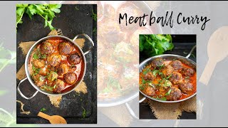 Kofta Curry  Indian Meatball Curry [upl. by Wenonah456]