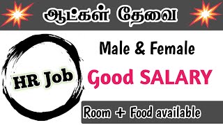 💥HR JOBS FOR FRESHERS  CHENNAI JOB VACANCY 2024 TAMIL  CHENNAI JOBS TODAY  HIGH SALARY OPENINGS [upl. by Tennek]