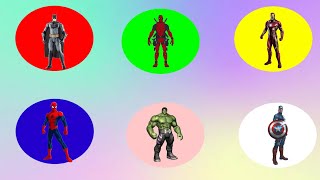 AVENGERS COLLECTION  TEBAK GAMBAR TOP SUPERHERO SPIDER MAN IRON MAN HULK VENOM CAPTAIN AMERICA [upl. by Raknahs628]