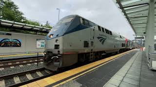 Northbound Amtrak 14 pulls into the Tacoma Dome Station [upl. by Weisberg333]