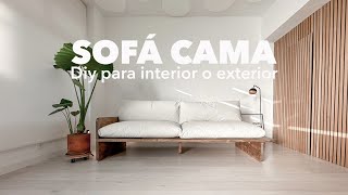 CREA TU SOFÁ CAMA EXTERIOR O INTERIOR CON FICHA TÉCNICA [upl. by Lacim]