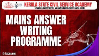 Mains Answer Writing program GS  II [upl. by Haneeja614]