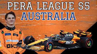 NUEVA Temporada en la PERA LEAGUE CAOS en AUSTRALIA  F1 24 Pera League GP Australia [upl. by Saw386]