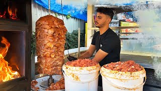 Doner Kebab Recipe from Start to Finish from a 20YearOld Doner Master  Turkish Street Food [upl. by Arreic]