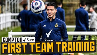 Rauls recovery continues  Jimenez begins ballwork at Wolves training ground [upl. by Ybot]