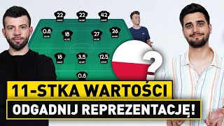 Odgadnij REPREZENTACJĘ po WARTOŚCIACH piłkarzy NOWY QUIZ [upl. by Esir]