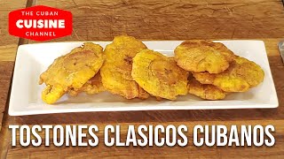 😋Como hacer TOSTONES CUBANOS receta MUY faci Y RÁPIDA [upl. by Idaline]