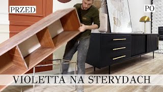 Metamorfoza komody z czasów PRL  PORADNIK DIY KROK PO KROKU  MALOWANIE STARYCH MEBLI [upl. by Norod20]