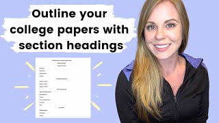 Headings and Subheadings Tutorial APA 7th Edition Format [upl. by Philemon107]