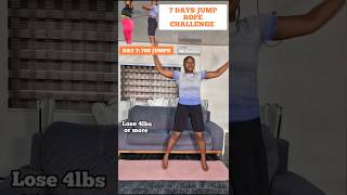 7Day Jump Rope Challenge Burn Calories amp Boost Fitnessjump rope your way to weightloss [upl. by Katrine723]