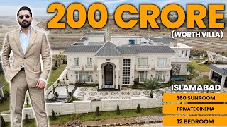 See INSIDE 200 Crore worth Villa in Islamabad  Touring Pakistan Most Expensive House [upl. by Alohcin]