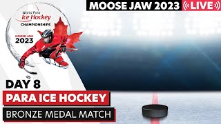 Moose Jaw 2023  Czechia v China  Bronze medal match  WPIH Championships Apool [upl. by Bjork]