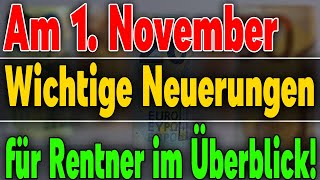 Erste Rentenzahlungen Informationen zur gesetzlichen Rentenversicherung ab 1 November [upl. by Cchaddie]