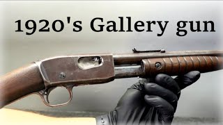 Restoring 1920 Remington 22 gallery gun with test firing restoration [upl. by Oryaj]