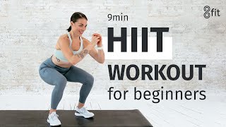 9minute HIIT Workout For Beginners to Start Your Fitness Journey [upl. by Lechar]