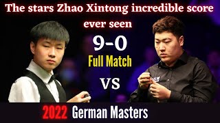 The stars Zhao Xintong incredible score ever seen  Full Match  FINAL 2022 German Masters [upl. by Eade506]