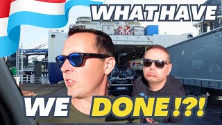 We decided to go home  VAN LIFE EUROPE  Overnight Ferry to hull [upl. by Quick]