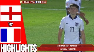 England vs France  All Goals amp Highlights  U17 European Championship  210524 [upl. by Salim]