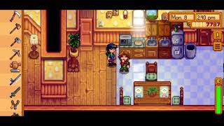 Stardew Valley  Lewis and Marnies reactions if you wear Lucky Purple Shorts [upl. by Neveda]