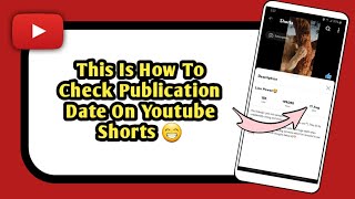 How To Check Publication Date On Youtube Shorts [upl. by Naryt]