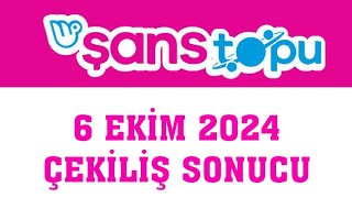 Şans Topu Çekiliş Sonuçları 6 Ekim 2024 [upl. by Kelila]