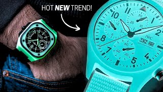 Introducing the Newest Watch Trend Brands Are Obsessing Over IWC Ceralume vs Bell amp Ross BRX5 LUM [upl. by Enaerb]