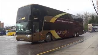 ANWP On the Road Glasgow Bus Station Including 900 and Air Coaches [upl. by Llehsar]