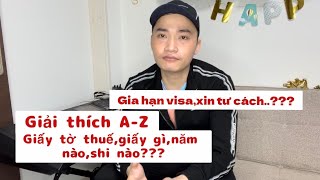 Hướng dẫn cụ thể AZ giấy tờ thuế nozei kazei khi gia hạn visa hoặc xin tư cách lưu trú [upl. by Eelrehpotsirhc]