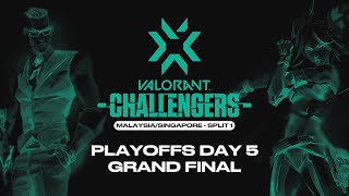 2023 VCT Challengers MYSG Split 1 Playoffs Day 5  Grand Final [upl. by Joashus604]