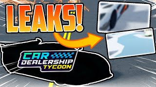 CAR DEALERSHIP TYCOON UPDATE LEAKS XMAS Week 2  Lambos  More  Car Dealership Tycoon  Roblox [upl. by Morice554]