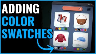 Improve Shopify Conversion Rates by Adding Color Swatches to Collection Pages FREE  No Apps [upl. by Cleti]