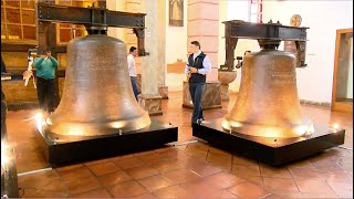 Campanas históricas regresan a Cuenca reposan en el Museo de la Catedral Antigua [upl. by Nylrad]