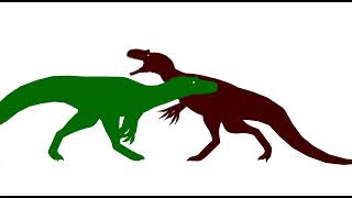 allosaurus vs baryonyx fyp [upl. by Nishi]