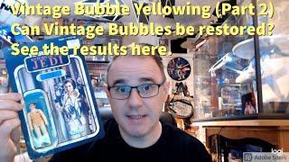 Vintage figures can yellow bubbles be restored PART 2 Fixing Yellowed Plastic See the results [upl. by Mag]