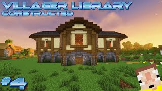 Building an Insane Villager Library  New Minecraft Series  Ep 4 [upl. by Ahselaf]