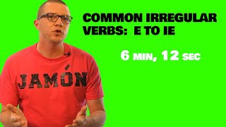 Common Irregular Verbs in Spanish E to IE [upl. by Dilly]