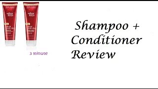 John Frieda Radiant Red Shampoo  Conditioner Review  3 Minute Review [upl. by Maxi]