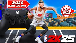 NBA 2K25  2K20s EXPLOSIVE BEHIND THE BACK is back🤩🔥full tutorial [upl. by Saideman]