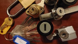 Opening Locks with Jiggler Keys Wafers and Pin Tumblers Lock Picking Locksport [upl. by Akialam]