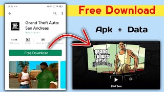 HOW TO INSTALL GTA SAN ANDREAS IN ANDROID  HOW TO INSTALL GTA SA in MOBILE  NO CRASH  NO LAG [upl. by Yelrebmyk]