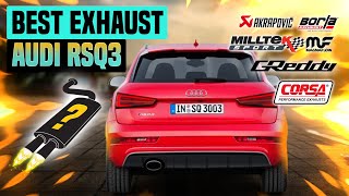 Audi RSQ3 Exhaust Sound🔥 ArmytrixEGOXMilltekProvocateurRCPScorpionSupersprintRagazzon [upl. by Nedloh]