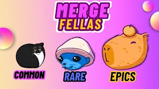 Merge fellas live game play 🔴 mergefellas game fun [upl. by Uba]