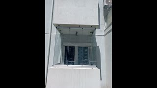 inchidere balcon cu colturi din sticla glisanta Fenster [upl. by Alleul]