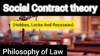 Social Contract Theory  HobbesLocke  Rousseau  Criticism on Social contract theory  LLB PartI [upl. by Oirramaj205]