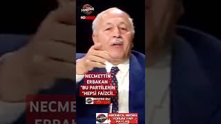 Necmettin Erbakan bu partilerin hepsi faizcikeşfet sondakika siyaset [upl. by Ardnuas]