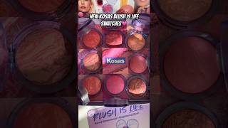 Swatches of the NEW Kosas Blush is Life 💗 kosasblush kosasblushislife [upl. by Aisinut]