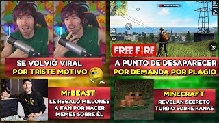 GERMÁN SE VOLVIÓ NOTICIA POR TRISTE MOTIVO   FREE FIRE EN GRAVES PROBLEMAS  MrBEAST DONA A FAN [upl. by Margy]